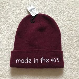 Made in the 90’s burgundy hat